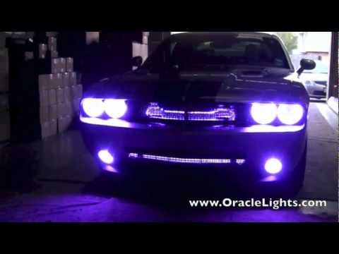 Dodge Challenger with Oracle ColorSHIFT Halos