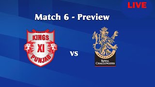 LIVE Cricket Scorecard - KXIP vs  RCB | IPL 2020 – 6th Match | Kolkata The Kings XI Punjab vs Royal