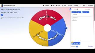 RNG Prize Wheel for Strixhaven Binder Fill & Community Giveaway from 5/10/26