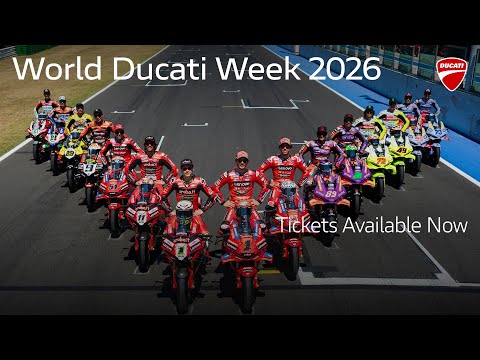 World Ducati Week 2026 tickets are available now!