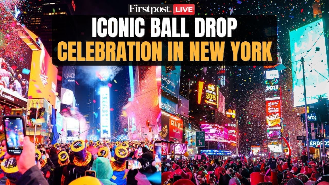 New York New Year 2026 Celebrations LIVE: Thousands Gather to Watch New York's Ball Drop & Fireworks