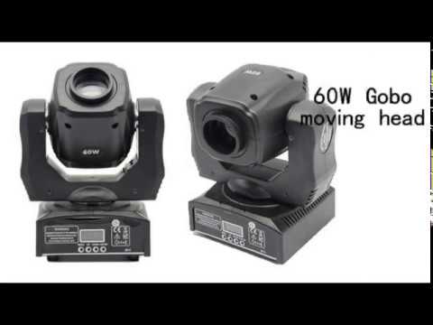 60W Led Mini moving head Light DJ Disco Party Music gobo Stage Lighting Effect