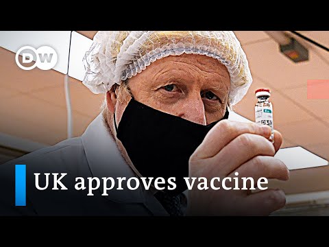英國成為首個準許BioNTech-輝瑞冠狀病毒疫苗的國家｜DW新聞 (UK becomes first nation to approve BioNTech-Pfizer coronavirus vaccine | DW News)