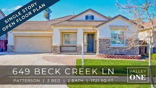 649 Beck Creek Ln, Patterson FOR RENT: