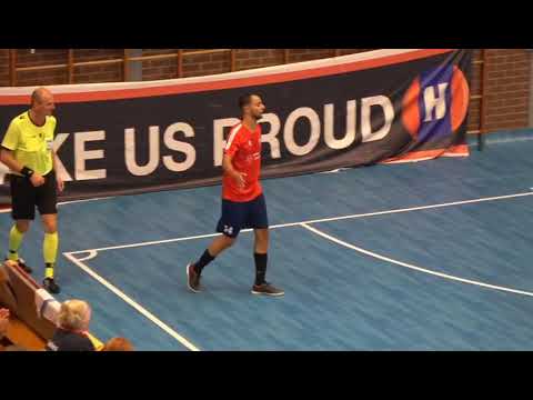 2019-08-28 Zaalvoetbal, UEFA CL, Hovocubo-PYF Saltires, goal Mo Darri