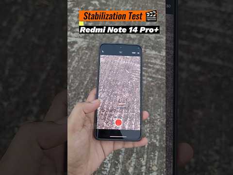 Redmi Note 14 Pro Plus Video Stabilization Test! 🎥 Smooth or Shaky? #shorts