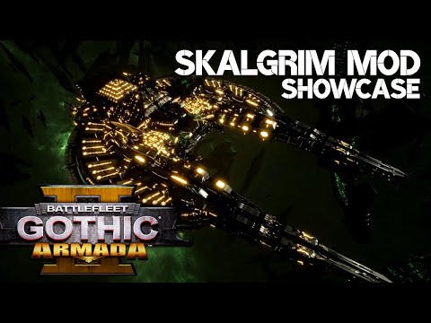 NEW BATTLESHIP: NYADRA'ZATHA | Skalgrim Mod Showcase | Battlefleet Gothic: Armada 2