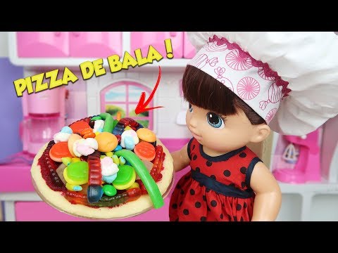 BABY ALIVE DUDA FAZ PIZZA FOFINHA - Lilly Doll