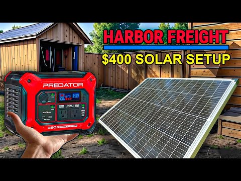 I tried Harbor Freight’s cheapest solar panel setup