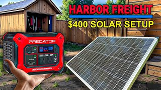 I tried Harbor Freight’s cheapest solar panel setup