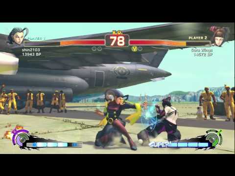 SSF4: shin2103 (Rose) VS Sora Wings (Juri)