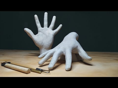How to Make a Plaster Mold of Your Hands Easily and Cheaply (Without Alginate)