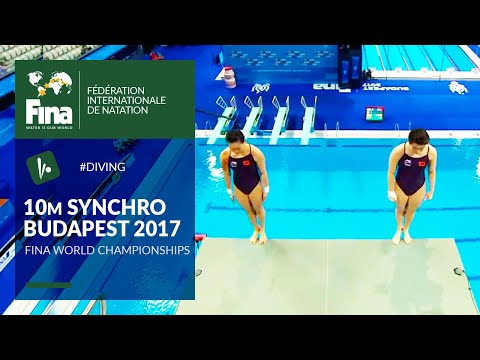 Epic Women's 10m Synchro Final Full Replay | Budapest 2017 FINA