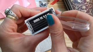 Creating an instant poetry stamp using the COLOP Printer 20 (4 rows)