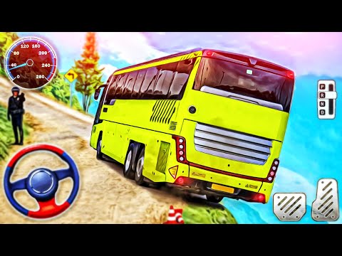 Real Uphill Offroad Bus Driving Simulation - Android GamePlay