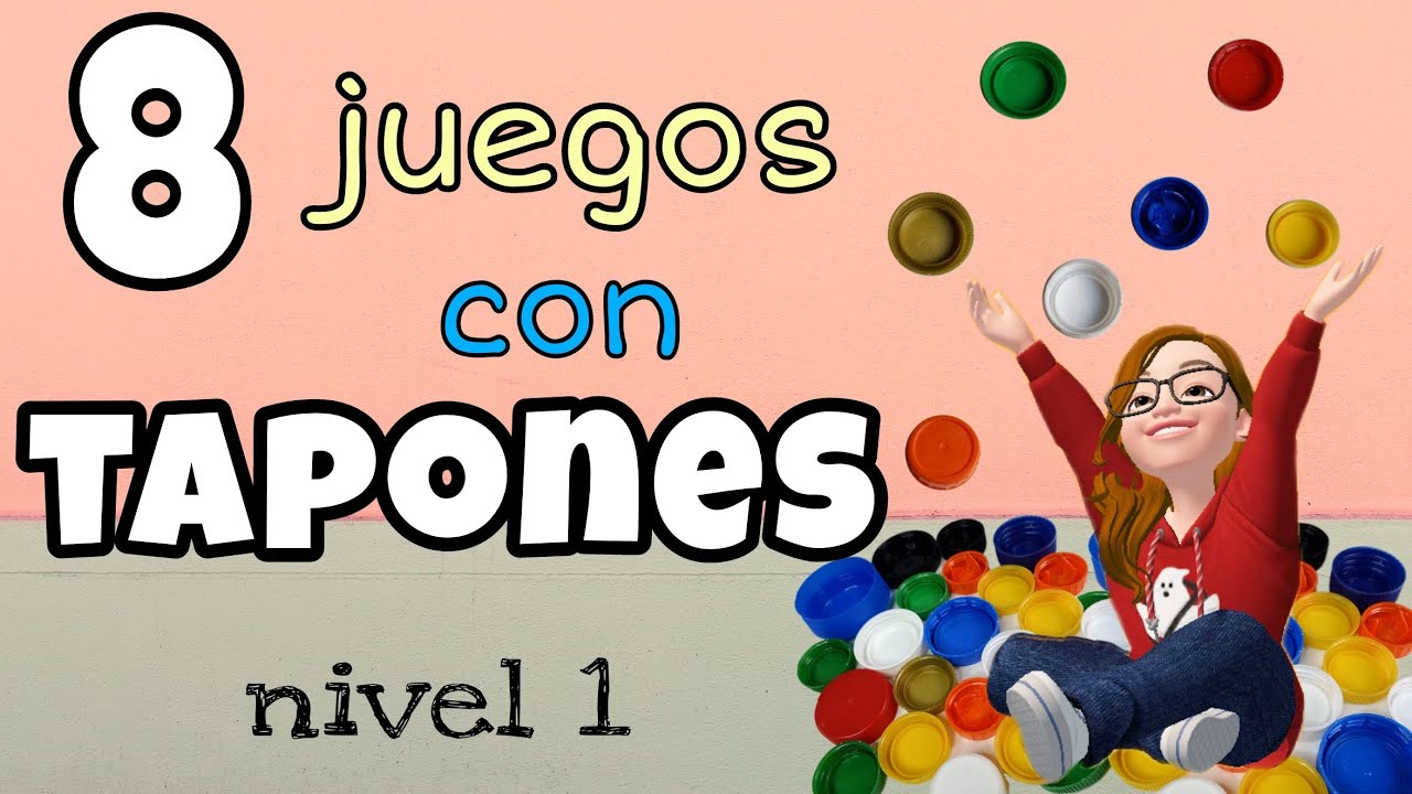 Watch 8 juegos con tapones. Niveles 1 y 2 Now 8 juegos con tapones. Niveles 1 y 2