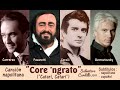 Canción napolitana "Core 'ngrato" ('Catari', Cardillo), 4 versiones  - Subts.napolitano-español HD