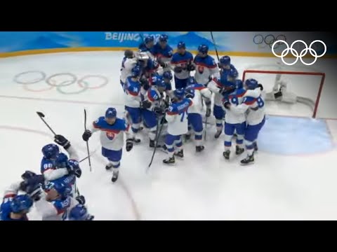 🏒 Slovakia upsets USA in Men's Ice Hockey | Highlights Beijing 2022 | USA v Slovakia