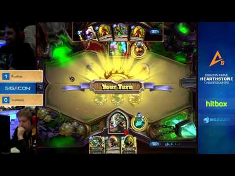 Blackout vs Powder - Semi - GIGACON Prime 2015 - Hearthstone