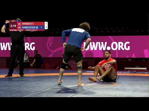 1/2 Men's GP No-Gi - 84 kg: S. SHEMESH (ISR) v. M. AHMADZADA (AZE)