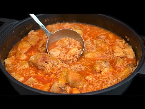 Arroz meloso de pollo