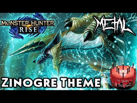 [Anniversary] Monster Hunter Rise - Zinogre Theme 【Intense Symphonic Metal Cover】