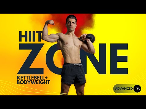 30 minute INTENSE BODYWEIGHT + KETTLEBELL Workout (ADVANCED HIIT🔥Burn Up to 500 Calories)