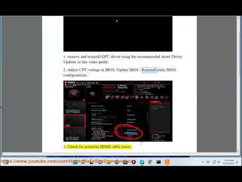 Fix Black screen when/after installing graphics card driver on Windows
