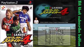 Jikkyou J.League Perfect Striker 4 – Gameplay on PlayStation 2 (PS2) | Japanese Football Game