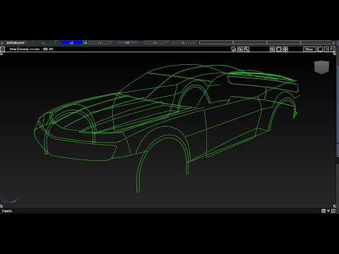 Chevrolet Camaro 1 #Blueprint - #Curve Network, Car Modeling video in Alias Autostudio