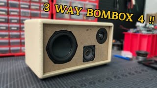 Hướng dẫn làm loa MONO 3 WAY dùng củ loa BOMBOX 4 || Vọc Sĩ TV