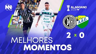 Melhores momentos COMPLETO - ASA 2 x 0 CORURIPE | Campeonato Alagoano 2026