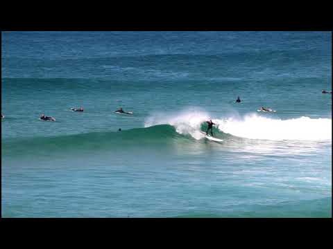 Fun waves recorded from land at Soldiers Beach