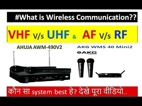 Best wireless microphone-vhf or uhf model wireless communica...