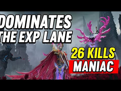Alpha DOMINATES the EXP Lane with 26 Kills | MANIAC 