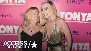 Tonya Harding & Margot Robbie Are All Smiles Posing Together At The 'I, Tonya' Premiere
