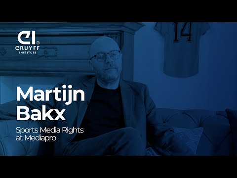Interview Martijn Bakx, Sports Media Rights at Mediapro | Johan Cruyff Institute