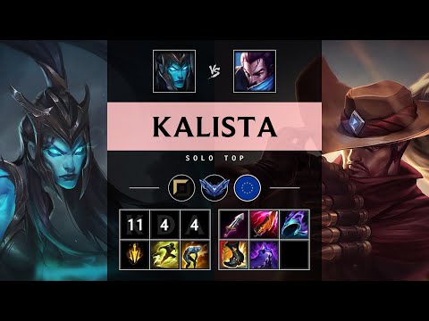 Kalista Top vs Yasuo - EUW Diamond Patch 25.10