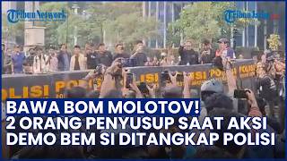 2 Orang Pembawa Molotov saat Aksi Demo BEM SI Berhasil Ditangkap, Polisi Duga Ada Upaya Penyusupan