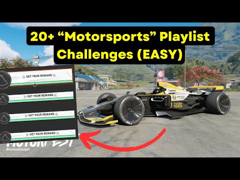 The Crew Motorfest: How to Complete 21+ “Motorsport” Challenges FAST!!