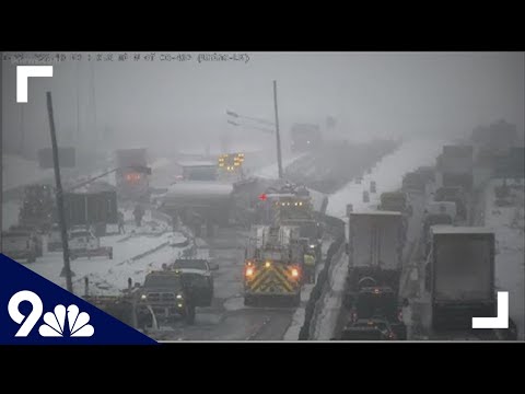 Snowy roads cause multiple crashes, closures in Colorado