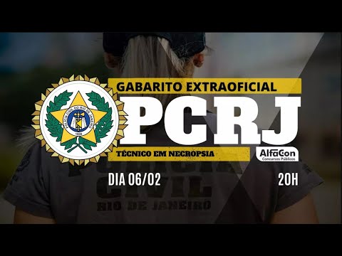 GABARITO EXTRAOFICIAL PC RJ - Técnico de Necropsia
