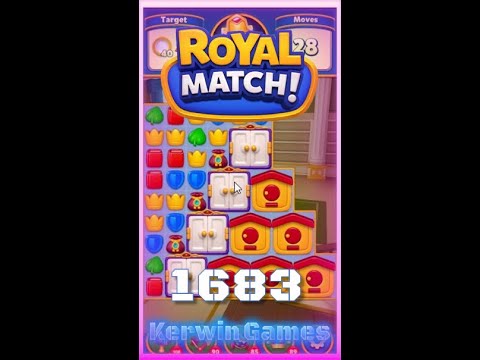 Royal Match Level 1683 - No Boosters Gameplay
