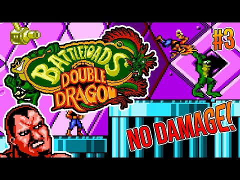 Battletoads & Double Dragon (NES) | Level 3 (Full Game) | Walkthrough / Playthrough / Gameplay