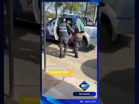 Un hombre de 36 años fue #detenido en la ciudad de #RioCuarto por disp