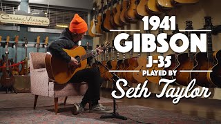 Video thumbnail for 1941 Gibson J-35 played by Seth Taylor by Carter Vintage Guitars