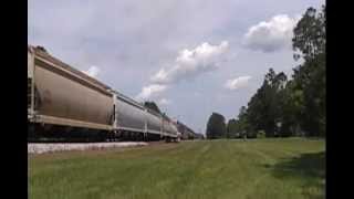 preview picture of video 'Okeefenokee Railfan Series: Hot Action on the CSX Jesup Subdivision - 4/13/2012'