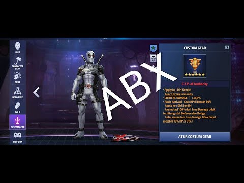 Deadpool abx ctp authority test marvelfuturefight#mff#ciping