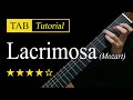 Lacrimosa (Requiem K.626) - Guitar Lesson + TAB