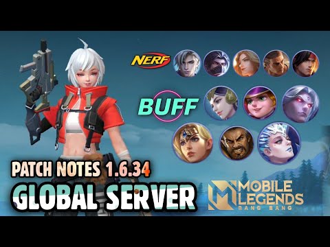 UPDATE PENTING PATCH 1.6.34 GLOBAL SERVER | MOBILE LEGENDS